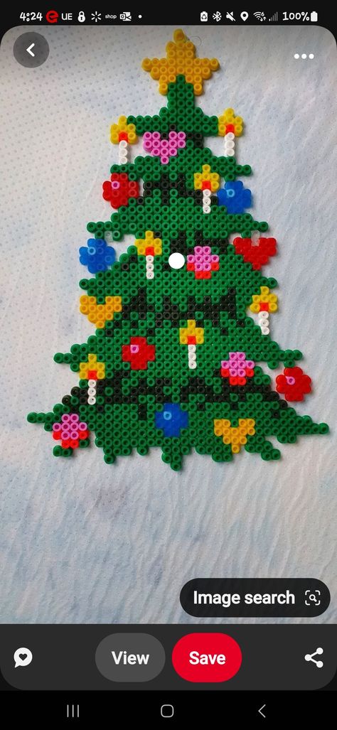 Christmas Melty Beads Patterns, Christmas Tree Perler Beads, Hama Beads Christmas Pattern, Hama Christmas Pattern, Christmas Hama Beads Pattern, Christmas Fuse Beads, Perleplader Ideas Jul, Hama Beads Patterns Christmas, Perler Bead Christmas Tree