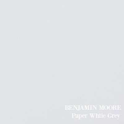 BENJAMIN MOORE Paper White Grey - a pale sophisticated light blue paint color. Benjamin Moore Paper White, Light Blue Paint Color, Paper White Benjamin Moore, Light Blue Paint Colors, Light Blue Paint, Bathroom Painting, Blue Gray Bedroom, Aqua Decor, Light Blue Paints