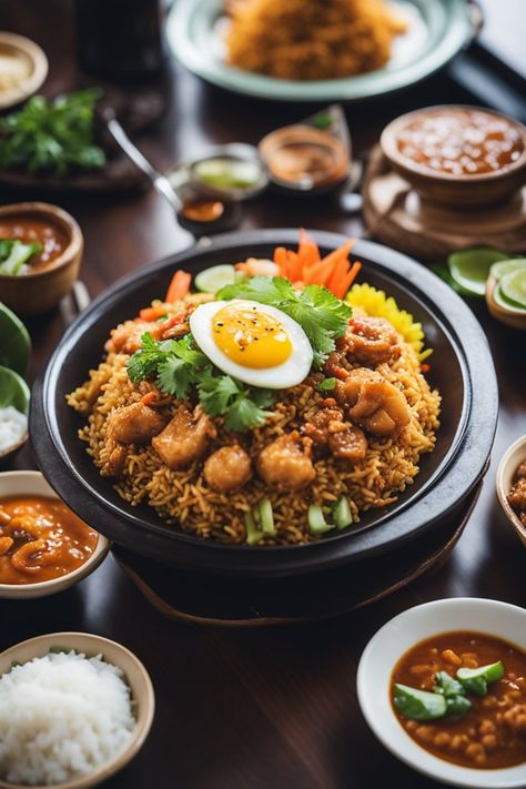 Embark on a culinary journey to Indonesia without leaving Singapore! 🌟🍲 Indulge in authentic dishes bursting with rich spices and bold flavors at Indonesian restaurants. Click to satisfy your cravings for Indonesian cuisine! 😋🌶️ #IndonesianFood #FlavorfulFeast #CulinaryAdventure #TasteOfIndonesia Indonesian Side Dishes, Healthy Indonesian Food, Vegan Indonesian Food, Indonesian Food Vegetarian, Indonesian Restaurant, Traditional Food Photography Indonesian, Boiled Vegetables, Family Style Meals, Indonesian Cuisine