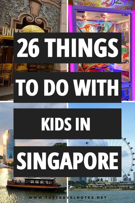 29 things to do with kids in Singapore Singapore With Kids, Things To Do In Singapore, Travel Notes, Kid Friendly Activities, Things To Do With Kids, Family Adventure, Walking Tour, Fun Things, Theme Park