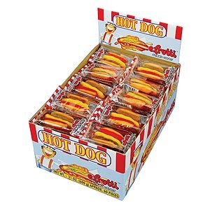 Kids Love these little gummi hot dogs. There are 60 wrapped look a like hot dogs per box! This is a neat item!!!!! Gummy Burgers, Prom Things, Dog Candy, Auction Themes, Mini Hot Dogs, Wholesale Candy, Birthday Carnival, Theme Preschool, Online Candy Store