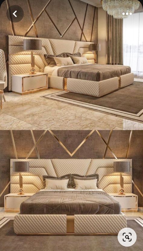 Bedroom Interior Design Luxury, Modern Luxury Bedroom, Luxury Bedroom Design, Luxury Bedroom Master, Bedroom Bed Design, Bed Furniture Design, Cots, Bedroom Furniture Design, Modern Bedroom Design