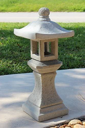 Lantern Japanese, Japanese Garden Lanterns, Japanese Garden Decor, Japanese Stone Lanterns, Pagoda Garden, Pagoda Lanterns, Japanese Lantern, Outdoor Garden Statues, Stone Lantern