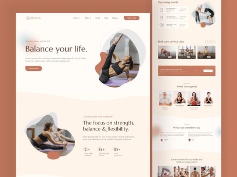 Yoga Page Design, Yoga Website, Yoga Website Design, Yoga Landing Page Design, Yoga Studio Website, Yoga Web, Email Marketing Template Design, Yoga App, Wix Website Templates