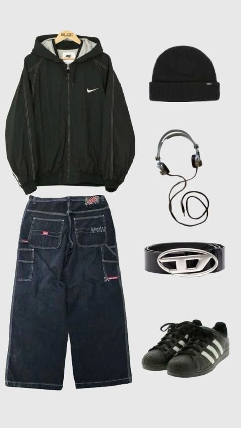 Swaggy Fits, Look 80s, Baggy Clothes, Street Fashion Men Streetwear, Guys Clothing Styles, Tomboy Style Outfits, Cool Outfits For Men, Swaggy Outfits, Streetwear Men Outfits