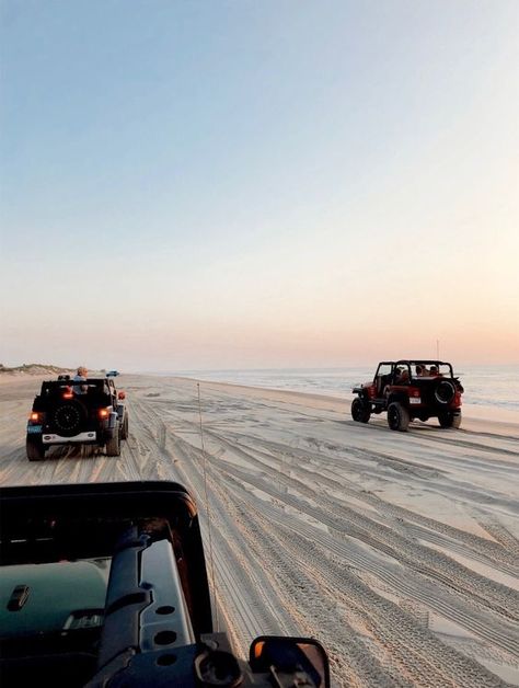 In the central part of California, there is only one place where you can drive your vehicle on the beach, and that is in Oceano / Pismo Beach. This stretch of sand is accessible to any car (but you want to take a 4WD if you can so that you don’t get stuck and get a costly tow bill), and it features a campground that lets you sleep right on the sand. I finally got a chance to check it out, and here is all the information. Pismo Beach, Summer Bucket Lists, Summer Dream, Friendship Goals, Jeep Life, Beach Aesthetic, Beach Vibe, Travel Aesthetic, Dream Vacations