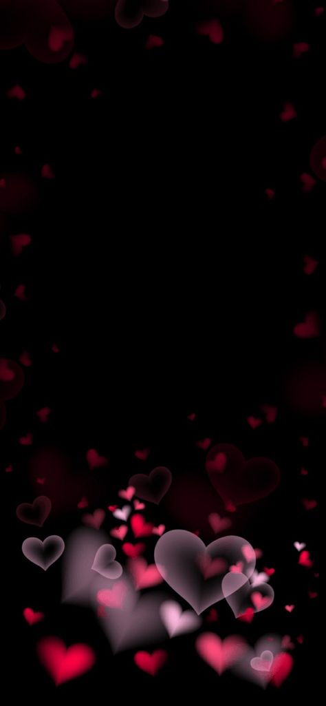 Red Hearts On Black Background, Heart Border Overlay, Black Love Wallpaper Hd, Love Hd Wallpaper Heart, Love Background Images Hd, Dark Valentines Aesthetic, Beautiful Heart Pictures, Ipad Wallpaper Watercolor, We Heart It Wallpaper