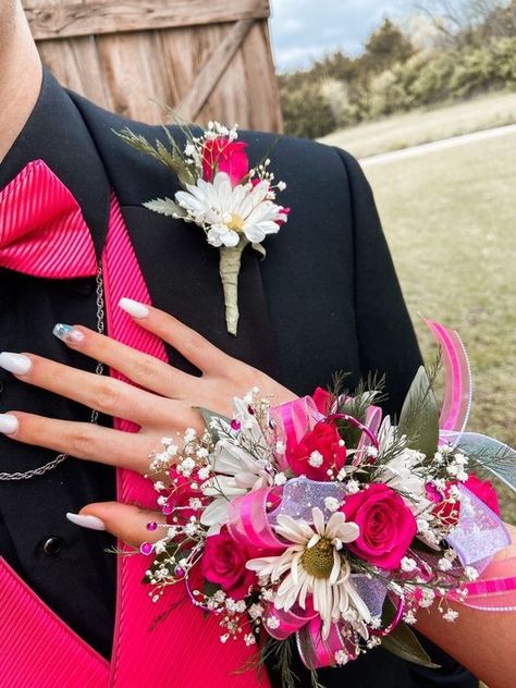 Prom Corsage Pink, Nico Russo, Prom Flowers Bouquet, Corsage Pink, Elena Abelli, Prom Flowers Corsage, The Sweetest Oblivion, Corsage Ideas, Danielle Lori