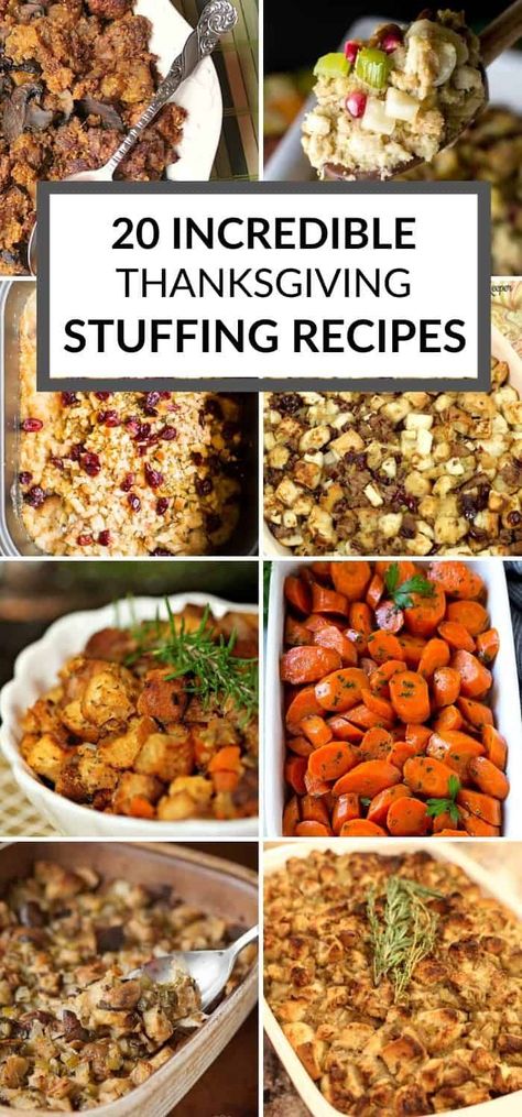 Looking for the perfect stuffing recipe?  Here are some of the best easy turkey stuffing recipes from across the web.  They are some of the best Thanksgiving recipes ever. #itisakeeper #thanksgiving #stuffing Savory Stuffing Recipes, Delicious Stuffing Recipe, Best Stuffing Recipe, Turkey Stuffing Recipes, Warm Salad Recipes, Best Stuffing, Thanksgiving Stuffing Recipes, Recipes For Thanksgiving, Stuffing Recipes For Thanksgiving