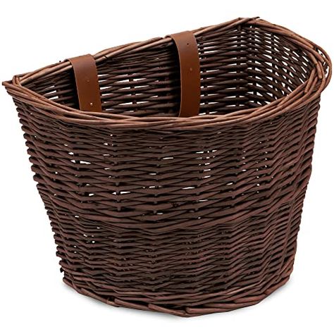 ProSource Bike Bicycle Baskets Cruiser Bike Basket, Nantucket Bike Basket, Wicker Bicycle Basket, Bicycle Baskets, Nantucket Style, Picnic Lunch, Bicycle Basket, Comfort Bike, Bike Basket