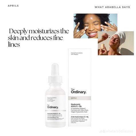 Skin Care Basics, Hyaluronic Acid, The Ordinary, Moisturizer, Skin Care, Pure Products, Collage, Skin, Makeup