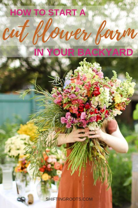 How to Start an Urban Flower Farm on the Cheap Food Organisation, Backyard Flowers Garden, Organisation Tips, Cut Flower Farm, Backyard Flowers, Flower Business, Flower Farmer, Cut Flower Garden, Flower Landscape