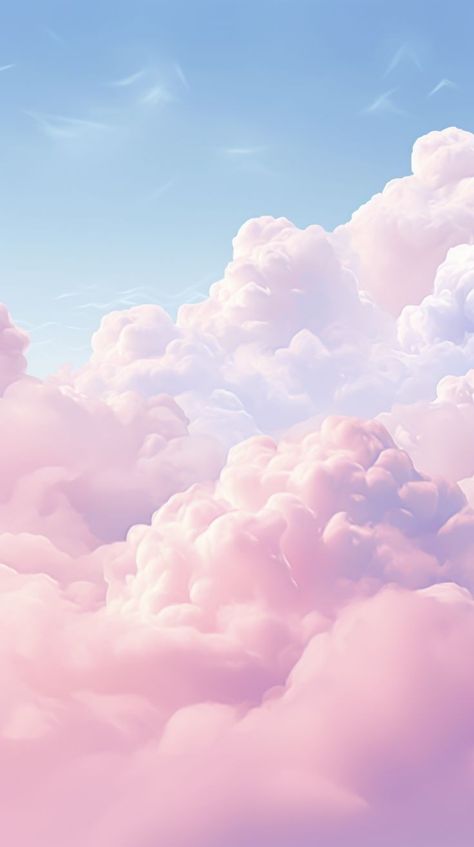 Pastel Clouds Aesthetic, Pink Cloud Wallpaper, Pink Blue Aesthetic, Pink And Blue Wallpaper, Pink Clouds Wallpaper, Dreamy Sky, Aesthetic Clouds, Pastel Clouds, Pastel Sunset