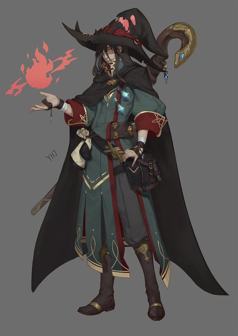 Dnd Sorcerer, D&d Dungeons And Dragons, Dungeons And Dragons Characters, Dungeons And Dragons Homebrew, Beautiful Illustration, Dnd Art, Fantasy Concept Art, Character Design Male, 판타지 아트