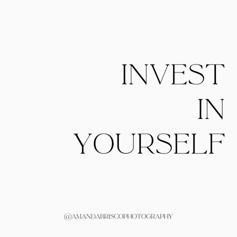 INVEST IN YOURSELF So many of us are spending countless hours & money on our businesses, but what are we doing for ourselves? Investing in ourselves doesn't necessarily mean spending money. It can be as easy as setting boundaries, creating a schedule that doesn't run you into the ground, taking time off. For me, it's making sure my diet & exercise are on track. If my mind isn't right, if I'm not taking care of myself, my business isn't right. What does investing in yourself mean to you? Start My Own Business Vision Board, Invest Time In Yourself Quotes, Invest On Yourself, I Take Care Of Myself Quotes, Mindful Spending Aesthetic, Invest Vision Board, Central Quote For Vision Board, Invest In Yourself Aesthetic, Invest In Yourself Wallpaper