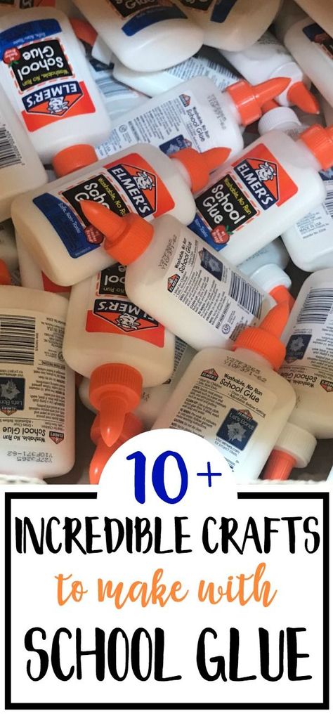 school glue crafts - incredible kids crafts using white school glue!  You've got to see these! #crafts #kidscraft #kidsactivities #school Colored Glue Crafts, Sharpie Crafts For Kids, Colored Hot Glue Crafts, Glue Crafts For Toddlers, Diy Glue Crafts, Elmers Glue Crafts Projects, White Glue Crafts, Glue Art For Kids, Glue Crafts For Kids