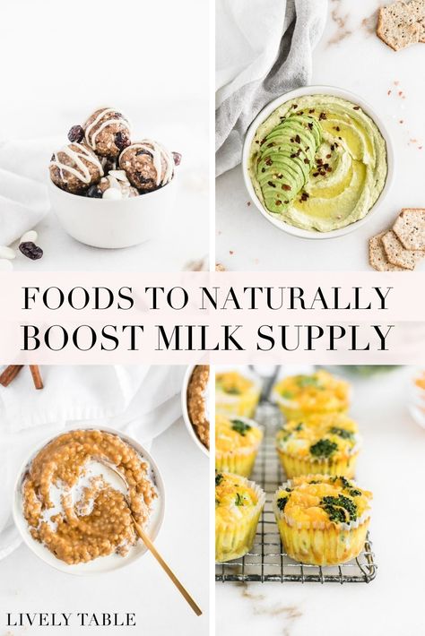 Looking to increase your milk supply naturally and without the use of supplements? Adding these lactogenic foods could help boost breast milk production in nursing moms. Plus get healthy, delicious recipe ideas perfect for breastfeeding! Lactogenic Foods, Foods To Increase Milk Supply, Milk Supply Foods, Kitchen Hacks Cooking, Breast Milk Production, Lactation Tea, Increase Breastmilk Supply, Boost Milk Supply, Breastfeeding Foods