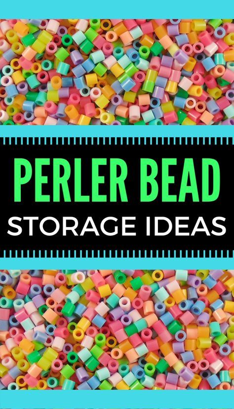 Bead Storage Ideas Organizations, Perler Bead Storage, Bead Storage Ideas, Fused Beads, Emma Kate, 3d Perler Bead, Diy Crafts For Girls, Bead Organization, Perler Bead Templates