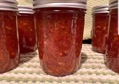 Carrot Cake Jam Canning, Carrot Cake Jam Recipe, Carrot Cake Jelly, Apple Recipes For Canning, Homestead Market, Preserve Recipes, Canning Jelly, Homestead Canning, Carrots Cake