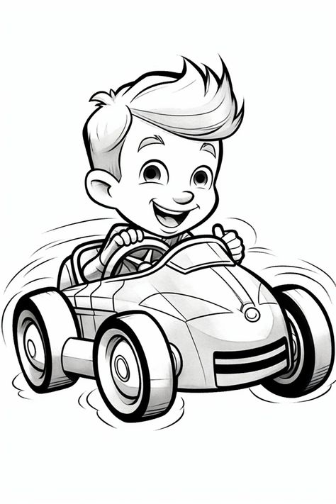 Discover your next coloring adventure! Click the link above to explore a world of coloring pages and let your creativity shine! 😀😅🤭 Race Car Coloring Pages, Car Coloring Pages, Horse Canvas Painting, Horse Canvas, Cars Coloring Pages, Book Artwork, Meaningful Drawings, Simple Cartoon, Kids Drawings