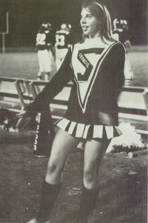 1971-1972 Varsity, South High School,  Pueblo, Colorado. Vintage Varsity Aesthetic, 60s Cheerleader, 80s High School, Cheerleading Aesthetic, Varsity Aesthetic, Indie Hipster Fashion, Cheerleader Halloween Costume, 60s Photos, Elvis And Me