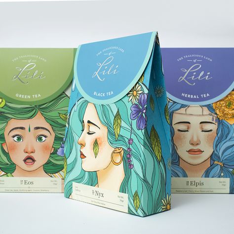 Beauty Product Packaging Design, Publications Design, Mockup Style, Packaging Innovation, Tea Packaging Design, الفن الرقمي, Cool Packaging, Branding Design Packaging, Tea Design