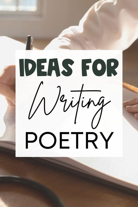 Creative Writing For Elementary Students, Poetry Rubric, Poetry Middle School, Secondary Ela Classroom, Lesson Plan Ideas, Poetry Projects, Write Poetry, High School Writing, Poetry Prompts