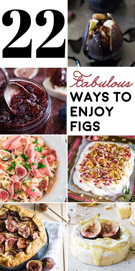 Fig Recipes Fresh, Fig Dessert, Cook Rice, Fig Recipes, Fruit Dishes, Fruit Desserts, Fruit Recipes, Cauliflower Rice, Pavlova