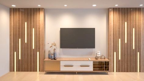 Living Room Tv Cabinet Designs, Ruang Tv, Tv Unit Furniture Design, Living Room Tv Cabinet, Wooden Tv, Latest Living Room Designs, Unit Design, Home Hall Design, Living Room Tv Unit