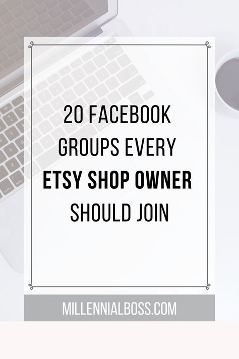 20 Etsy Seller Facebook Groups Every Etsy Shop Owner Should Join Business Taxes, Starting An Etsy Business, Etsy Tips, Etsy Marketing, Etsy Success, Etsy Seo, Candle Business, Facebook Groups, Create Digital Product