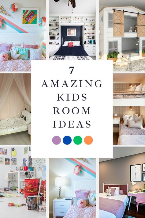 Designing a kids bedroom can be a challenge, especially when space is at a premium. However, with a bit of creativity and the right strategies, even the smallest rooms can be transformed into a haven of play and organization. Here are some innovative kid room ideas to maximize space in your kid room while ensuring it remains a fun and functional sanctuary. #kidsroom #kidsroomdecor #smallkidsbedroomideas #teenlife Divide Room Into Two Spaces Kids Bedroom, Kid Bedroom Organization Ideas, Kids Bedroom Built Ins, Small Bedroom Storage Ideas For Kids, Grandkids Bedroom Ideas, Small Room 2 Kids Bedrooms, Kids Apartment Bedroom, Kids Room 2 Beds, Small Boys Bedroom Ideas Space Saving