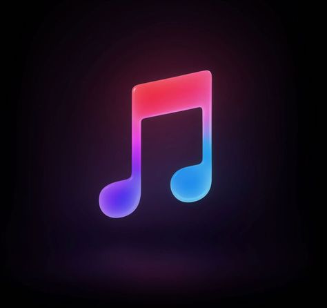 Apple Music Aesthetic Icon, Apple Music Widget, Apple Music Logo Aesthetic, Wallpaper Coc, Music Aesthetic Apple Music, Apple Music Icon, Glowing Apple Logo, Best Apple Watch Apps, Aesthetic Logos