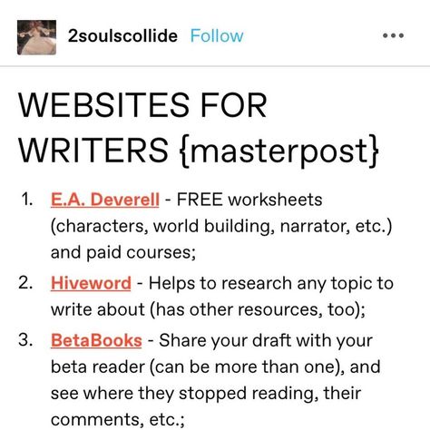 Hand Writing Journal, Technical Writing Tips, Creative Writing Websites, Websites I Use As An Author, How To Start Your Story Writing Prompts, Worldbuilding Website, How To Write Witty Banter, Best Websites For Writers, Book Writing Websites