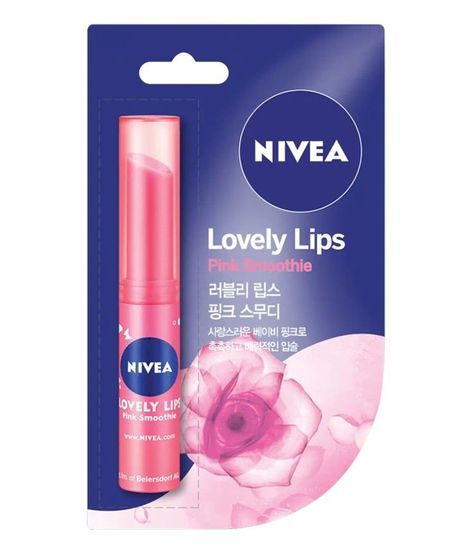 Nivea Lip Butter, Nivea Lip Balm, Pink Smoothie, Pink Guava, Lip Balm Collection, Best Lip Balm, Skin Care Tutorial, Pink Skin, Lip Products