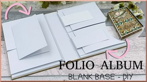 TUTORIAL - Folio Album - Blank Base - Craft O'Clock - Seaside Greetings - scrapbooking ideas, diy Mini Scrapbook Albums Ideas, Diy Album Scrapbook, Page Scrapbooking Inspiration, Folio Design Ideas, Folio Tutorials, Scrapbook Album Cover, Diy Mini Album Tutorial, Scrapbook Album Ideas, Diy Scrapbook Ideas