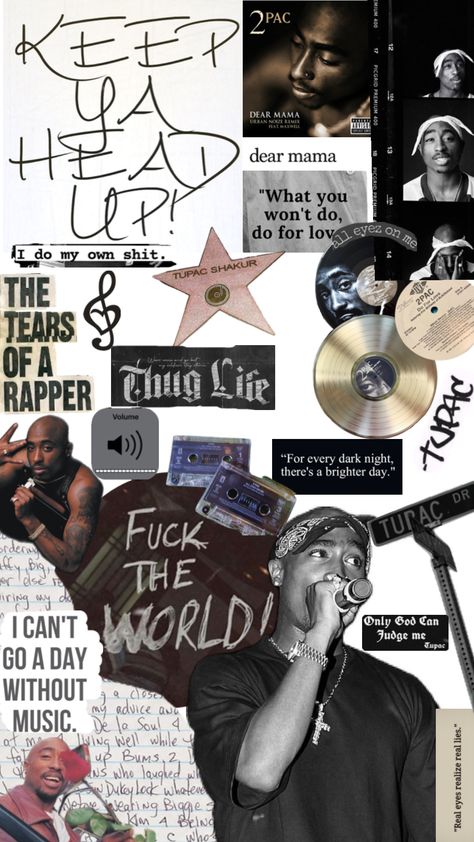 Tupac Wallpaper Aesthetic, 2pac Collage, Tupac Collage, Wallpaper Aesthetic Collage, Cristiano Ronaldo Hairstyle, Silence Is Better, Tupac Wallpaper, Pretty Wallpaper Ipad, Tupac Pictures