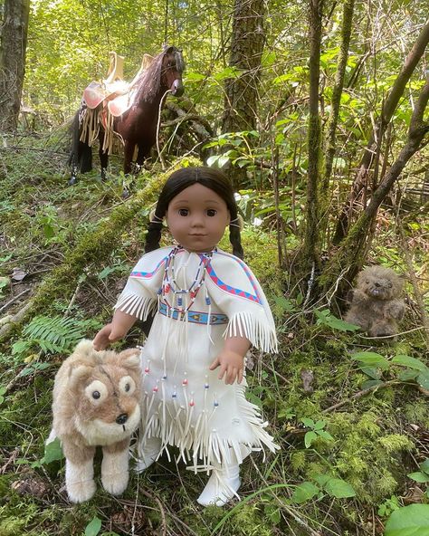 Kaya American Girl, Kaya American Girl Doll, American Girl Doll Samantha, American Girl Doll House, Native American Dolls, Indian American, Girl Aesthetics, American Doll Clothes, American Dolls