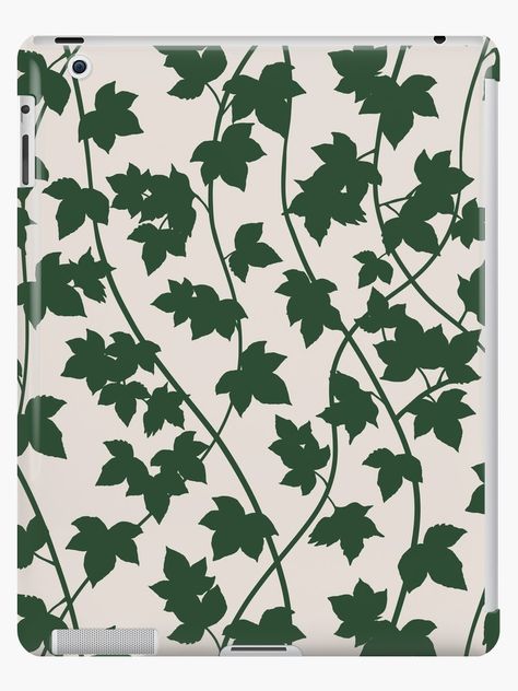 Line Project, Vines Pattern, Vines Leaves, Vine Pattern, Vine Leaves, Leaf Texture, Botanical Design, Ipad Cases, Green Leaf