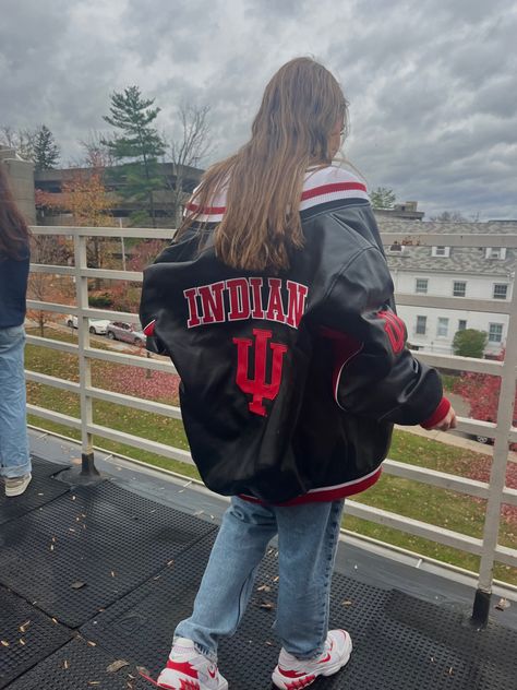 Indiana Outfits, Iu Bloomington, Gameday Fits, College Gameday Outfits, Gameday Outfits, College Gameday, Fall Games, Tailgate Outfit, College Town