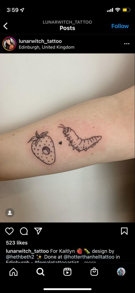 Simple Caterpillar Tattoo, The Very Hungry Caterpillar Tattoo, Small Caterpillar Tattoo, Cute Caterpillar Tattoo, Caterpillar Tattoos, Hungry Caterpillar Tattoo, Drawing Caterpillar, Cute Caterpillar Drawing, Catapillar Tattoos