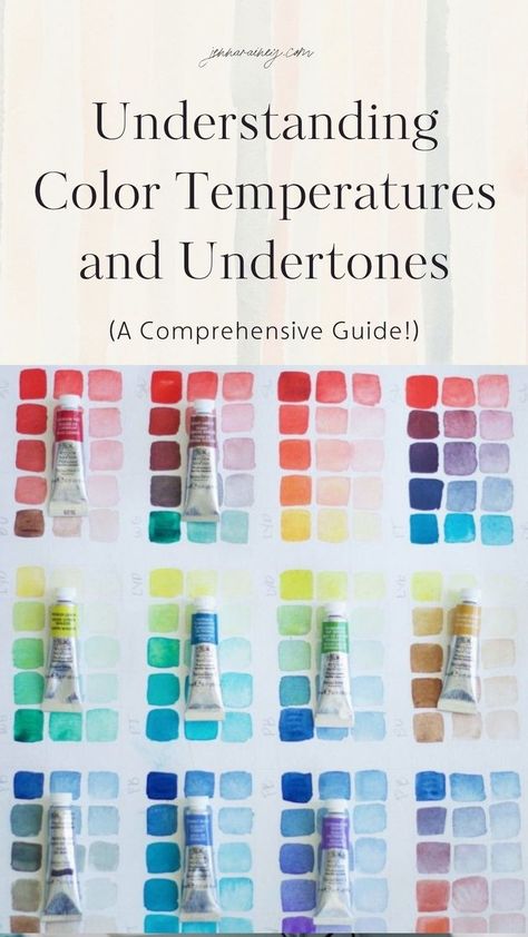 Learn more about the nuances of color temperatures and undertones with our comprehensive guide. Tailored for watercolor artists seeking to enhance their technique, this blog offers detailed insights and tips. Learn how understanding color can elevate your watercolor painting aesthetic, whether you're working on canvas or paper. This tutorial is a must-read for beginners and seasoned artists eager to refine their color selection skills. Watercolor Combinations, Watercolor Painting Aesthetic, Creative Practice, Mixing Paint Colors, Watercolour Cards, Watercolor Supplies, Learn Watercolor Painting, Watercolor Flowers Tutorial, Art Retreats