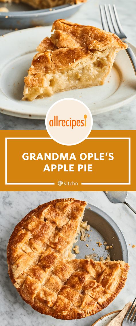 Pie, Grandma Oples Apple Pie Recipe, Granny Smith Apple Pie, Easy Flaky Pie Crust, Traditional Apple Pie Recipe, Grandmas Apple Pie, Old Fashioned Apple Pie, Dutch Apple Pie Recipe, Making Apple Pie