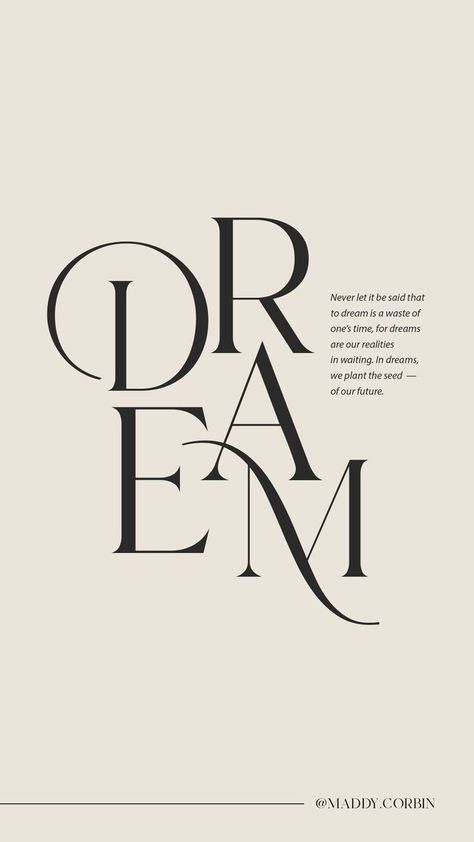 Quotes Aesthetic Dream, Aesthetic Business Quotes, Dream Board Aesthetic Wallpaper, Dream Life Aesthetic Wallpaper, Dream Quotes Aesthetic, Dreams Quotes Aesthetic, Wallpaper For Widgets, Poster Quotes Aesthetic, Dream Typography