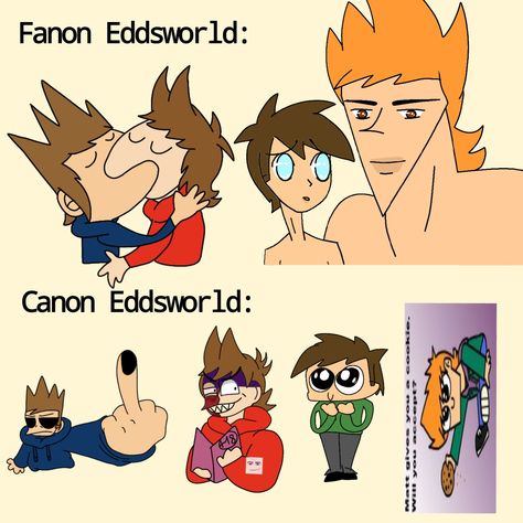 Fanon Eddsworld<< #eddsworld Eddsworld Valentines Day Cards, Eddsworld Main 4, Eddsworld Headcanons, Eddsworld Tommatt, Tom Eddsworld Pfp, Tordedd Eddsworld, Canon Vs Fanon, Eddsworld Wallpaper, Edd Eddsworld