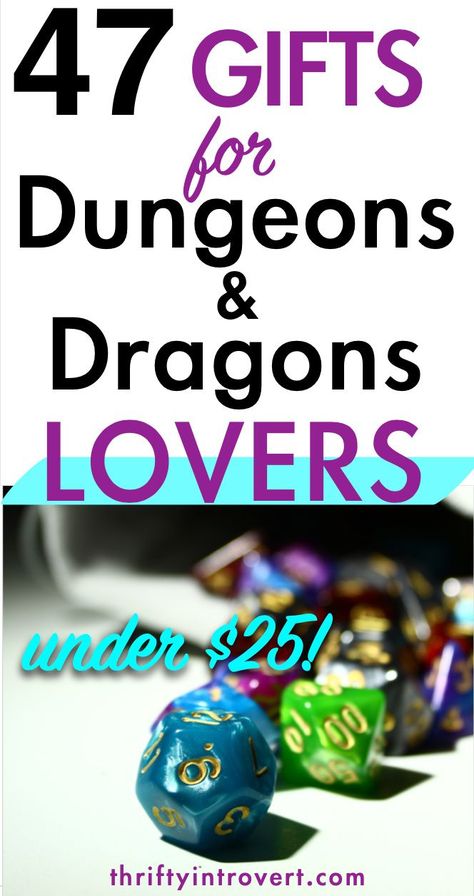 Choosing gifts for Dungeons and Dragons players can be tricky! Here's an ULTIMATE list of gifts for dnd players, gifts for dungeon masters, and gifts for dnd lovers! Basically, ALL things D&D! #dungeonsanddragons #giftsfordndplayers #budgetgiftideas Dnd Date Ideas, Dungeons And Dragons Dinner Party, Gift Ideas For Dnd Players, Diy Fantasy Wedding Decorations, Dnd Gifts For Him, Dnd Christmas Gifts, Diy Dnd Gift Ideas, Dnd Themed Gifts, Gifts For Dnd Lovers