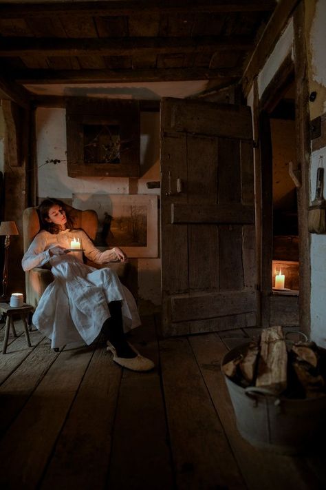 Dark Cottage Core, Tudor Home, Dark Cottagecore, Tudor House, Good Things Take Time, The Tudor, Cottagecore Aesthetic, Dark Photography, A Fire