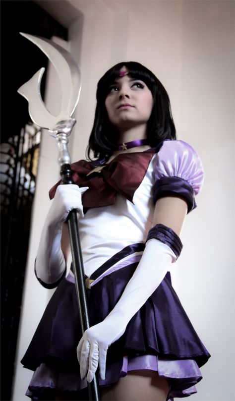 Sailor Saturn Costume, Saturn Cosplay, Sailor Saturn Cosplay, Anime Cosplay Makeup, Sailor Saturn, Cosplay Makeup, Anime Cosplay, Cosplay Anime, Ballet Skirt