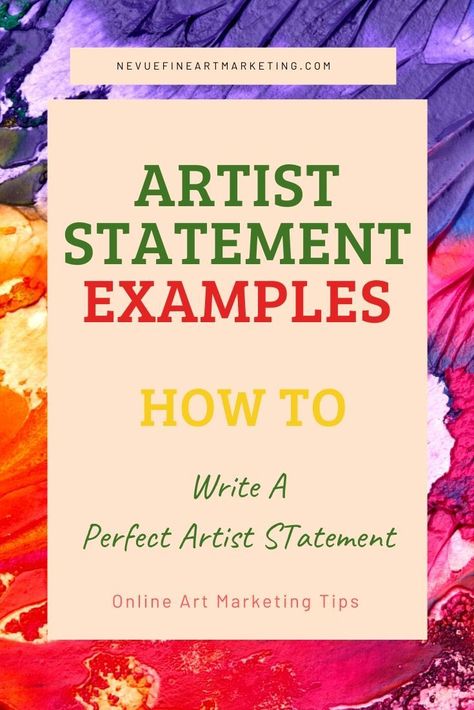 Examples Of Artist Statements, Writing An Artist Statement, Artist Statement Examples Art, How To Start An Art Gallery, How To Write An Artist Statement, Artist Bio Instagram Example, Retro Room Design, Artist Statement Examples, Artist Bio Example