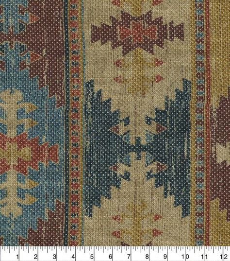 Southwestern Fabric Upholstery, Southwestern Upholstery Fabric, Southwestern Fabric, Lake Fishing, American West, Carpet Design, Fabric Upholstery, Basement Ideas, Fabric Texture