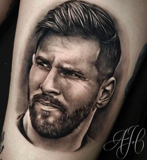 Wolf Tattoo Forearm, Messi Tattoo, Sport Tattoos, Buddha Tattoo Design, Messi Barcelona, Player Football, Ganesha Tattoo, Artist Tattoo, Buddha Tattoo